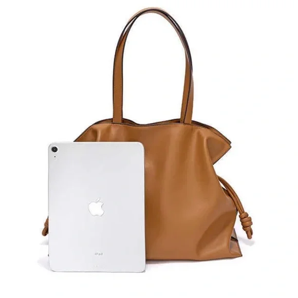 Genuine Leather Extra Large Shoulder Bags Women Handbag - Picture 10 of 10